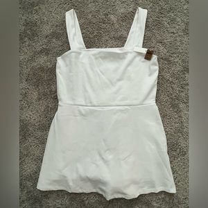 PINK
RIB SQUARE NECK ACTIVE DRESS